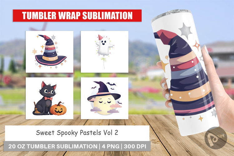 Tumbler Sweet Spooky Pastels