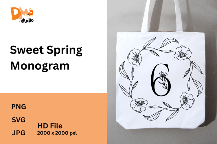 Sweet Spring Monogram