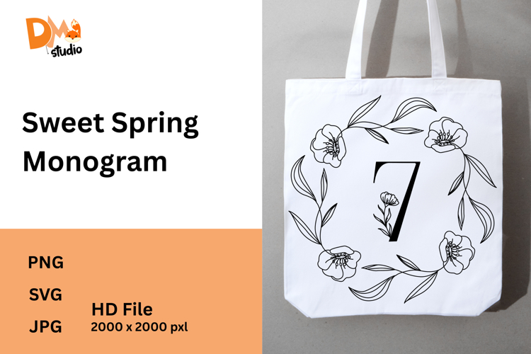Sweet Spring Monogram