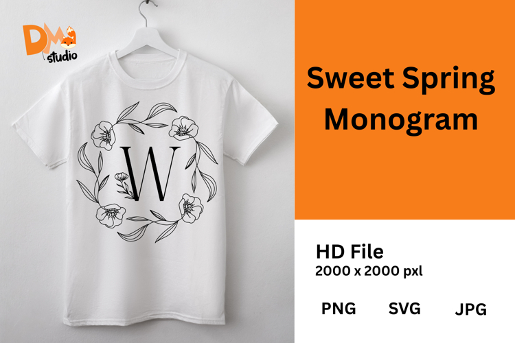 Sweet Spring Monogram