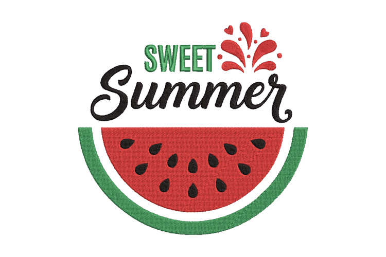 Sweet Summer embroidery design