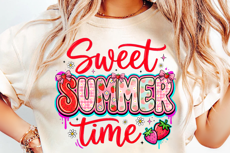 sweet summer time, floral summer png, summer sublimation, floral shirt design, summer t shirt png, flower design png, seasonal craft png, summer lover gift, sunny day design, floral sublimation