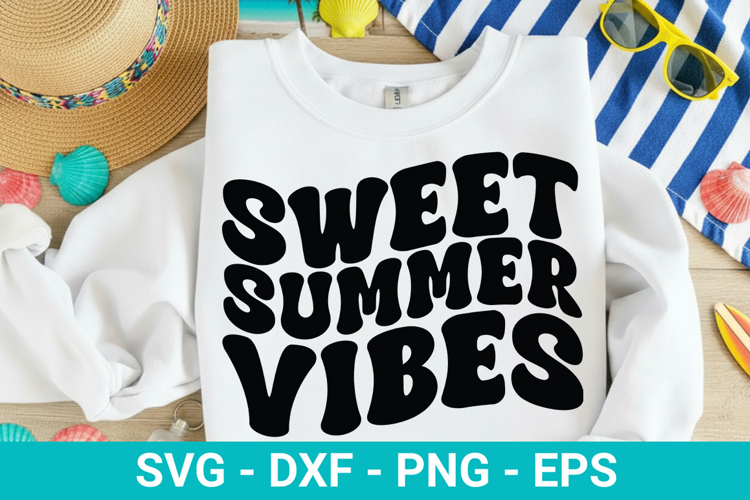 Sweet Summer Vibes - Summer SVG Design