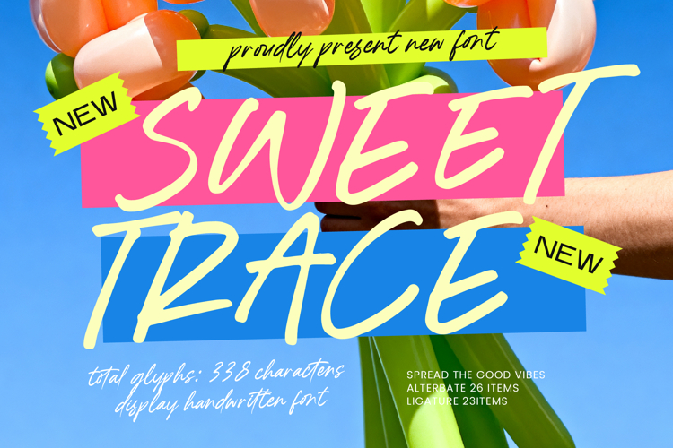 Sweet Trace - Display Handwritten Font