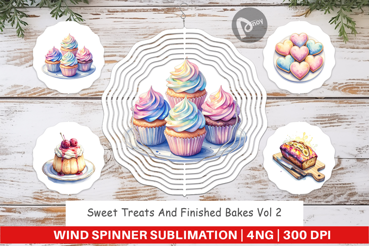 Sweet Cakes & Pies Wind Spinner