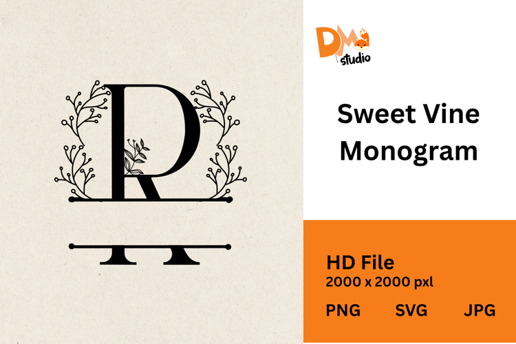 Sweet Vine Monogram