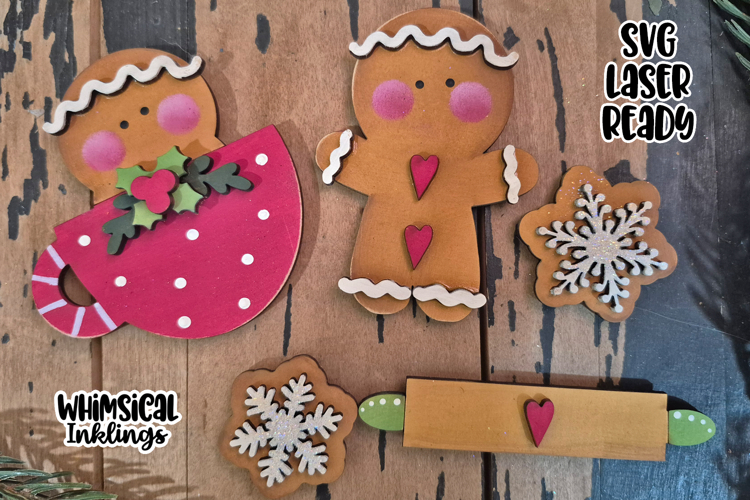 Sweet Gingers Magnets Laser SVG