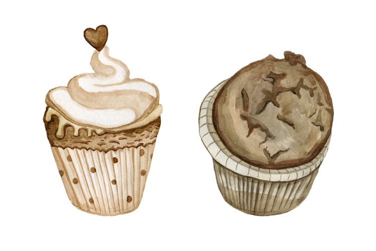 Cupcakes Clipart Image 2
