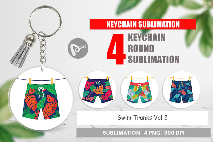 Keychain Swim Trunks example image 1