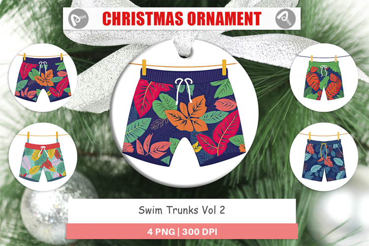 Ornament Swim Trunks