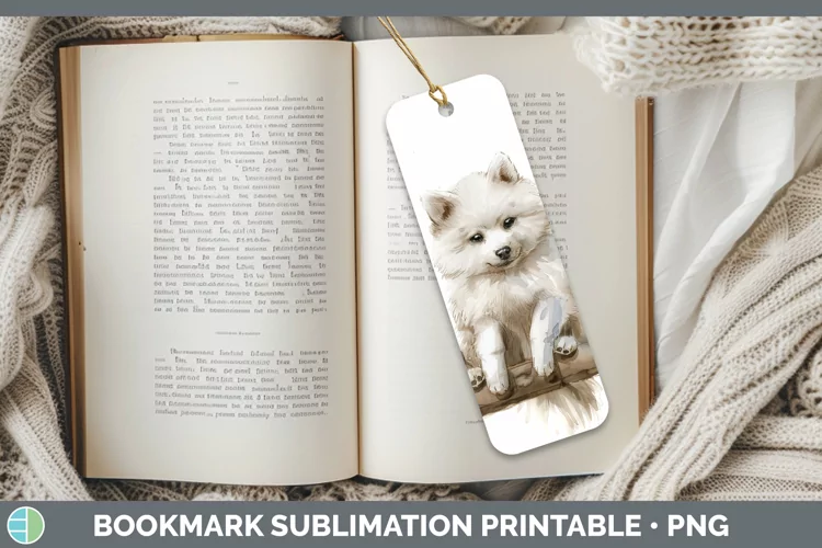 Swinging Dogs American Eskie Dog Bookmark Sublimation Printa