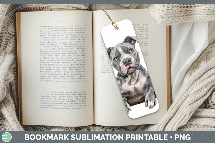 Swinging Dogs American Staffordshire Bookmark Sublimation Pr