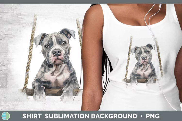 Swinging Dogs American Staffordshire Shirt Sublimation Subli