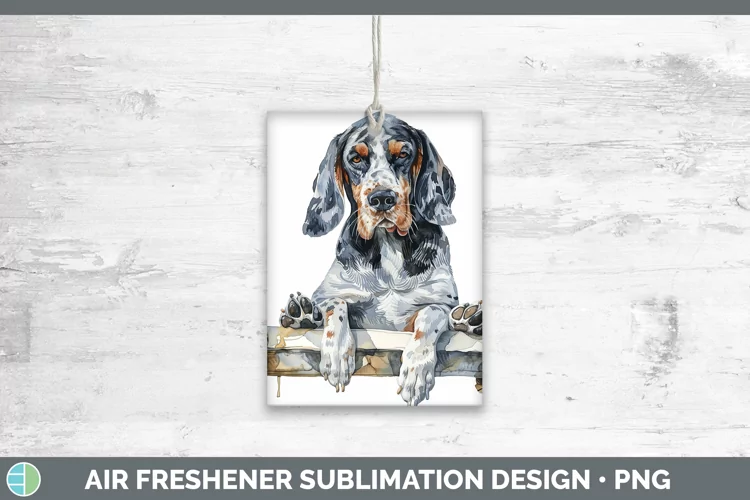 Swinging Dogs Bluetick Coonhound Air Freshener Sublimation C