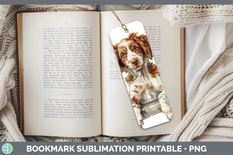 GorgeousSwinging Dogs Bookmark design.