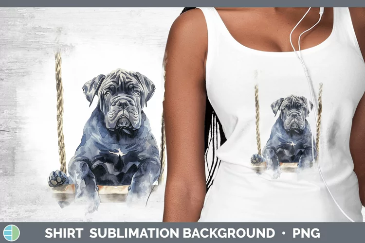 Swinging Dogs Cane Corso Shirt Sublimation Sublimation Backg