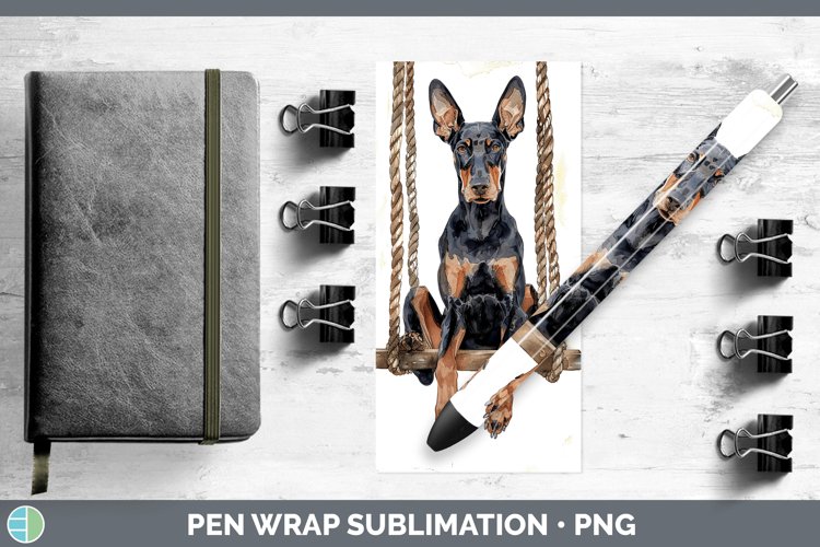 GorgeousSwinging Dogs Pen Wrap design.