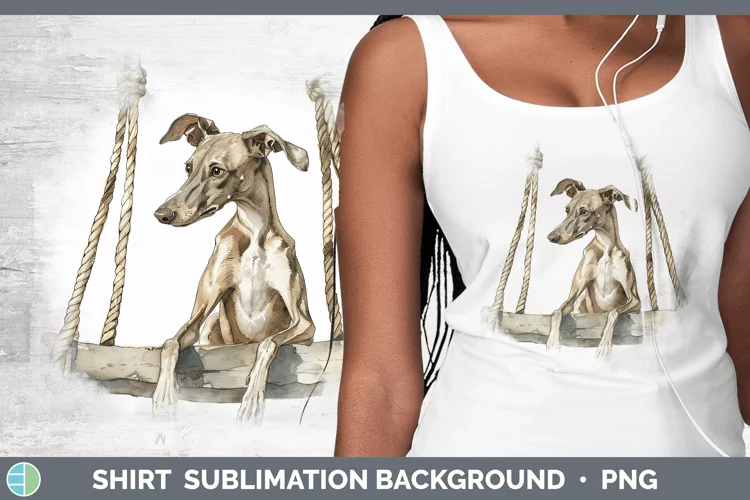 Swinging Dogs Greyhound Shirt Sublimation Sublimation Backgr