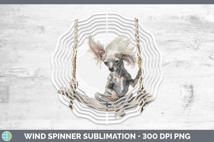 GorgeousSwinging Dogs Wind Spinner design.