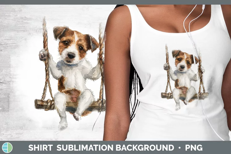 Swinging Dogs Jack Russell Terrier Shirt Sublimation Sublima