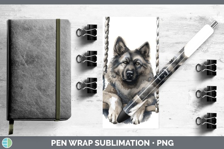 GorgeousSwinging Dogs Pen Wrap design.