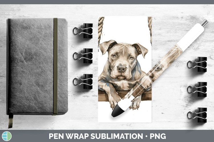 GorgeousSwinging Dogs Pen Wrap design.