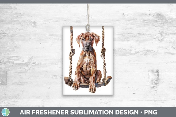 GorgeousSwinging Dogs Air Freshener design.