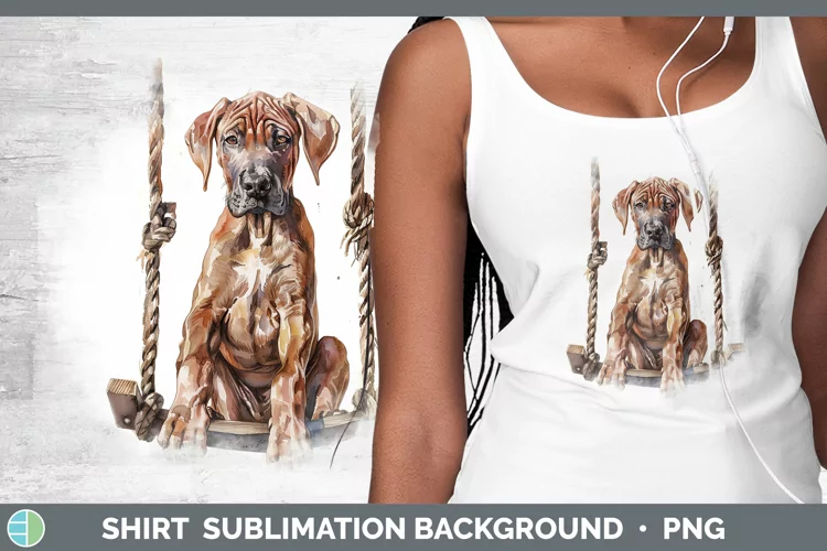 Swinging Dogs Rhodesian Ridgeback Shirt Sublimation Sublimat