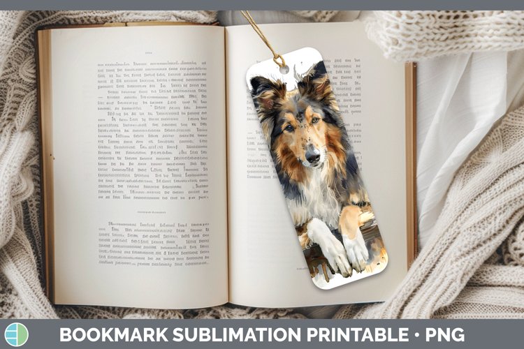 GorgeousSwinging Dogs Bookmark design.