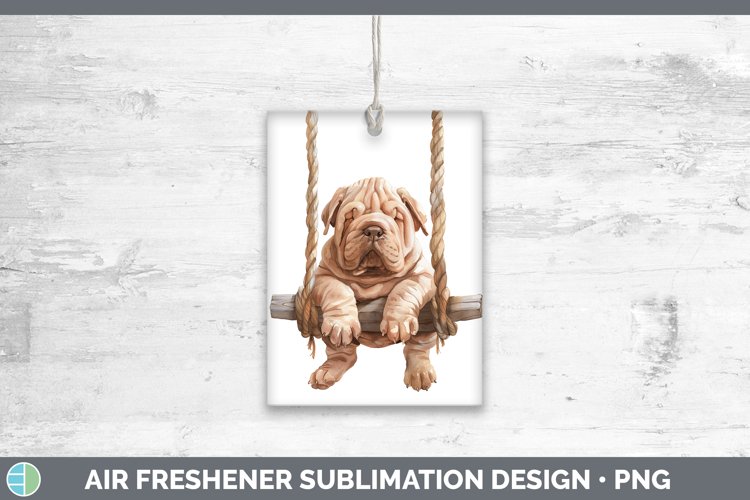 GorgeousSwinging Dogs Air Freshener design.