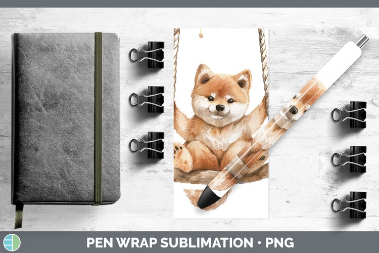 GorgeousSwinging Dogs Pen Wrap design.