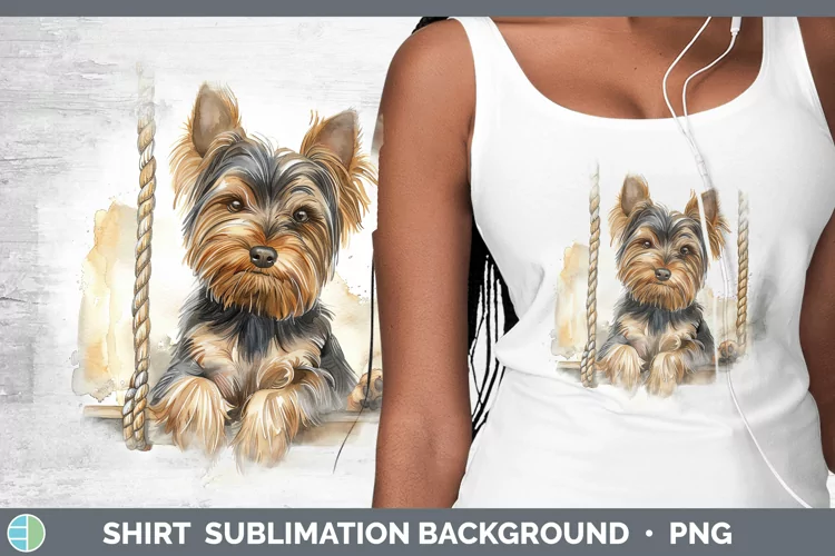 Swinging Dogs Yorkshire Terrier Shirt Sublimation Sublimatio