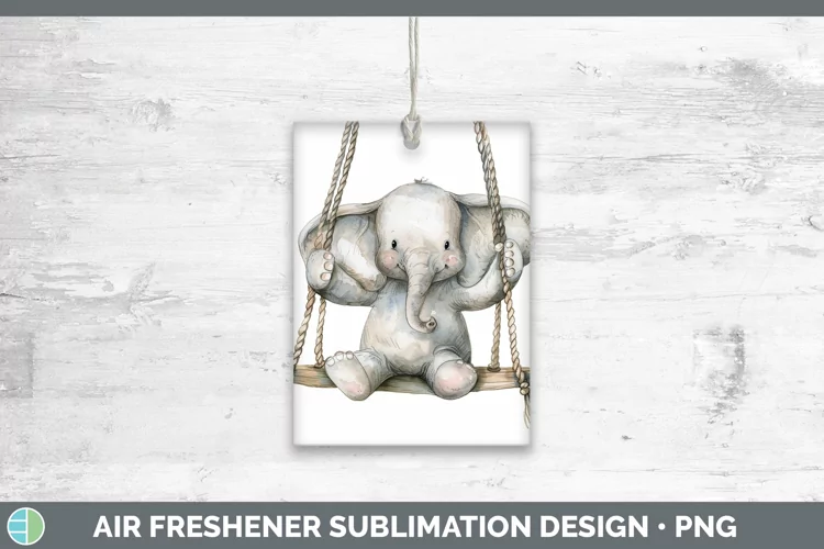 Swinging Elephant Air Freshener Sublimation Car Freshener De
