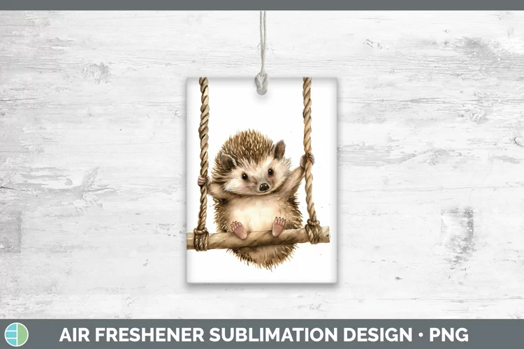 Swinging Hedgehog Air Freshener Sublimation Car Freshener De