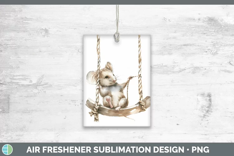 Swinging Mouse Air Freshener Sublimation Car Freshener Desig