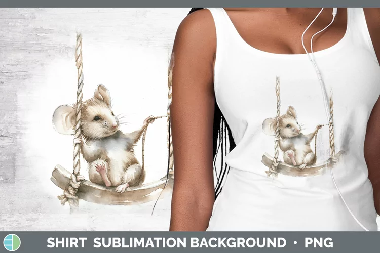 Swinging Mouse Shirt Sublimation Sublimation Background Desi