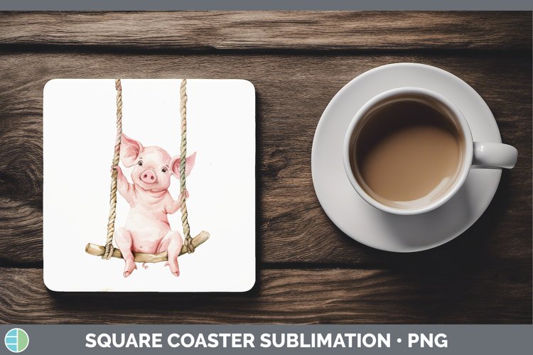GorgeousSwinging Square Coaster design.