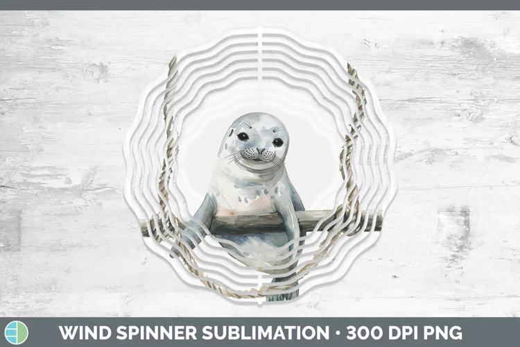 Swinging Seal Wind Spinner Sublimation Spinner Designs