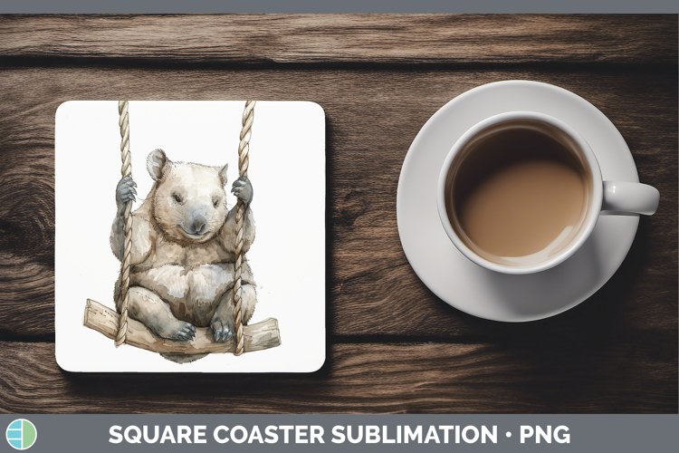 GorgeousSwinging Square Coaster design.
