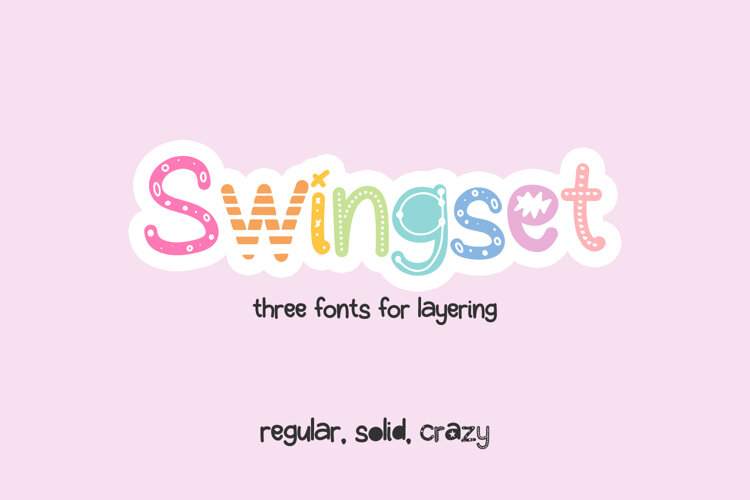 Swingset Sans - Font Trio example image 1