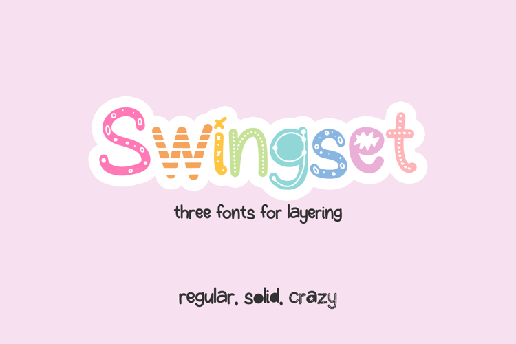 Swingset Sans - Font Trio