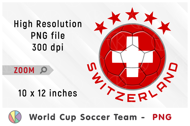 Switzerland National Team Soccer Ball. World Cup 2026