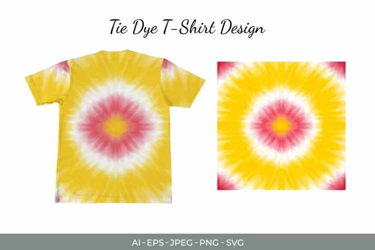 Symmetric Tie Dye Watercolor Sublimation SVG