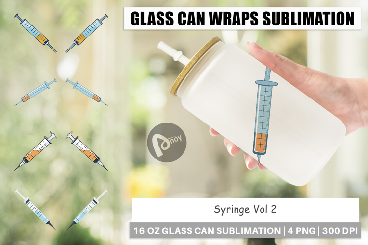 Glass Can Medical Syringe