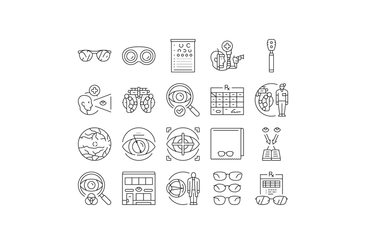 Glasses Vector Image 3