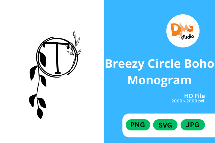 Cricut Monogram Svg Image 7