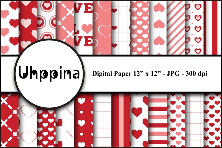 Kit "LOVE 2" Digital Paper