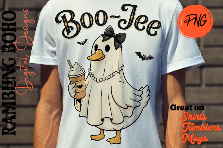 BooJee Goose Ghost in Costume Halloween