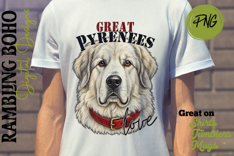Great Pyrenees Love LGD Puppy Dog Mom Dad example image 1