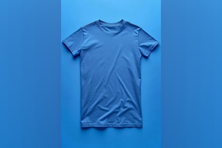 Dark AquaT Shirt Logo Branding Mockup example image 1